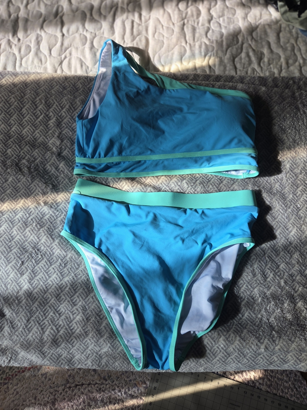 Tempt Me Women's Aqua & Teal Bikini Set